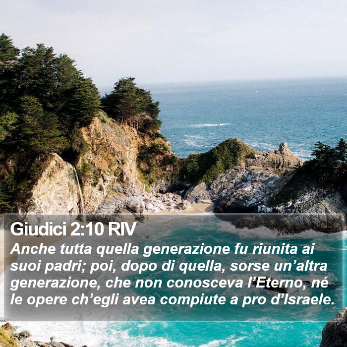 Giudici 2:10 RIV Bible Study