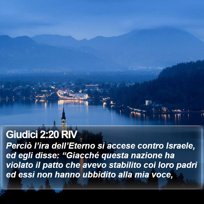 Giudici 2:20 RIV Bible Study