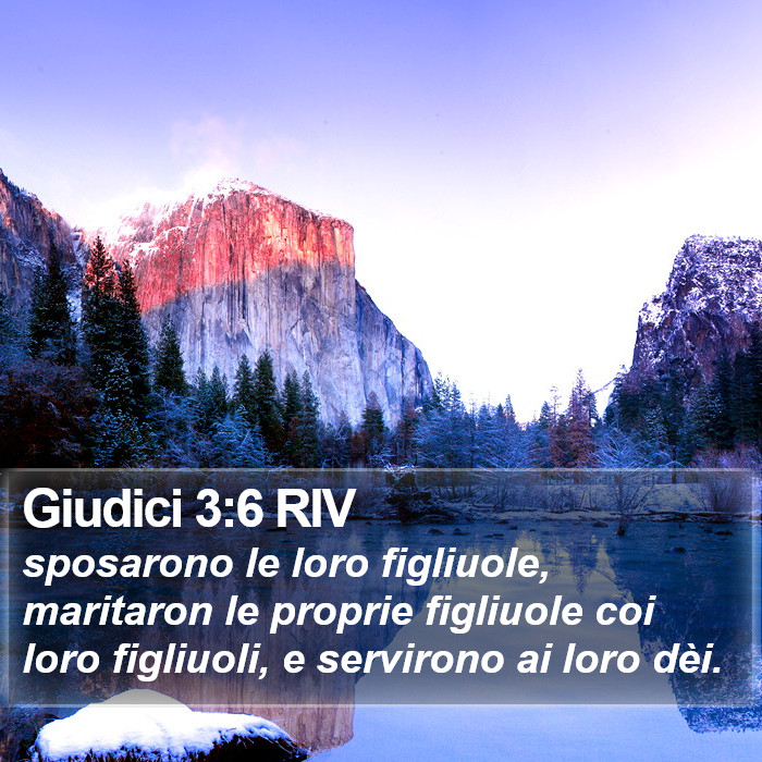 Giudici 3:6 RIV Bible Study