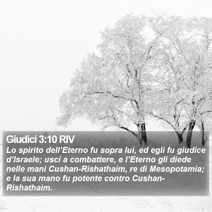 Giudici 3:10 RIV Bible Study