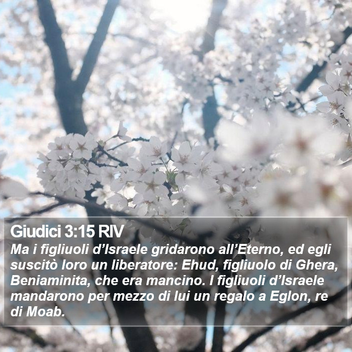 Giudici 3:15 RIV Bible Study