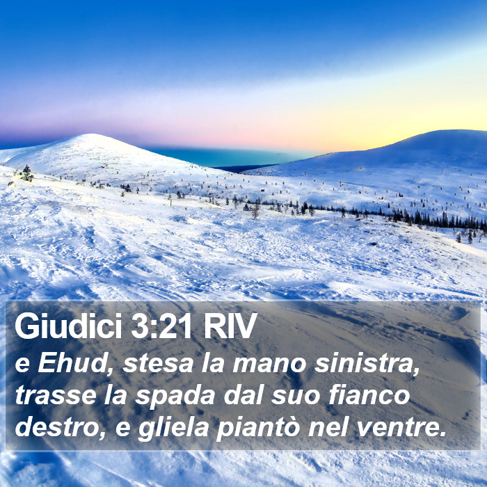 Giudici 3:21 RIV Bible Study