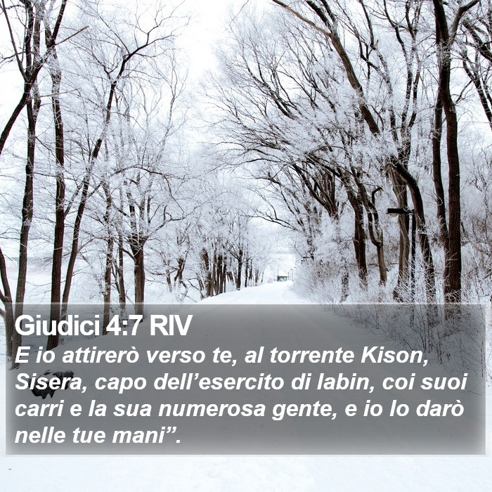 Giudici 4:7 RIV Bible Study