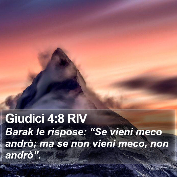 Giudici 4:8 RIV Bible Study