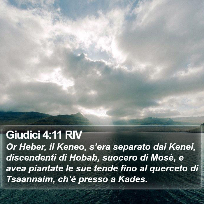 Giudici 4:11 RIV Bible Study