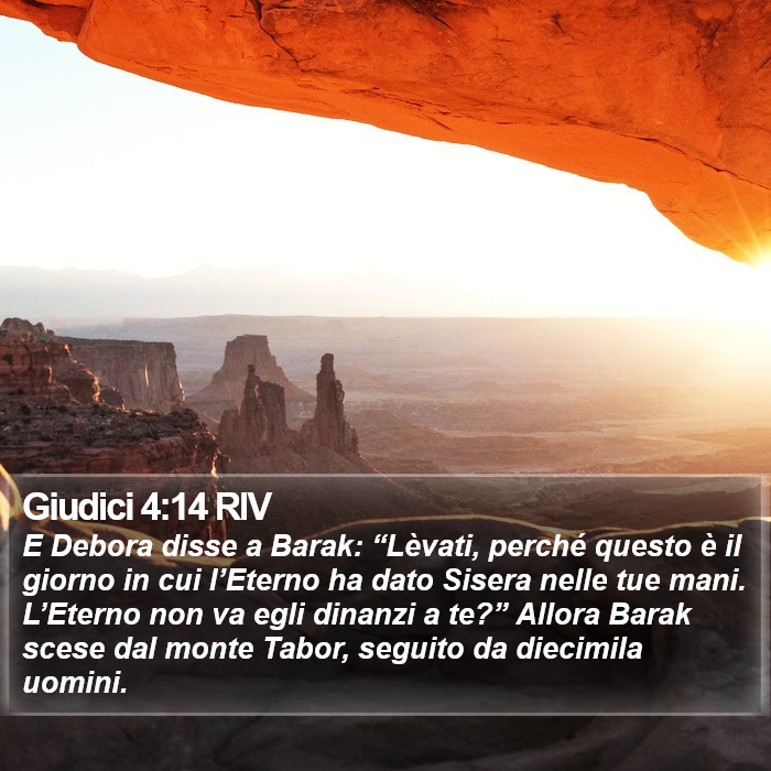 Giudici 4:14 RIV Bible Study