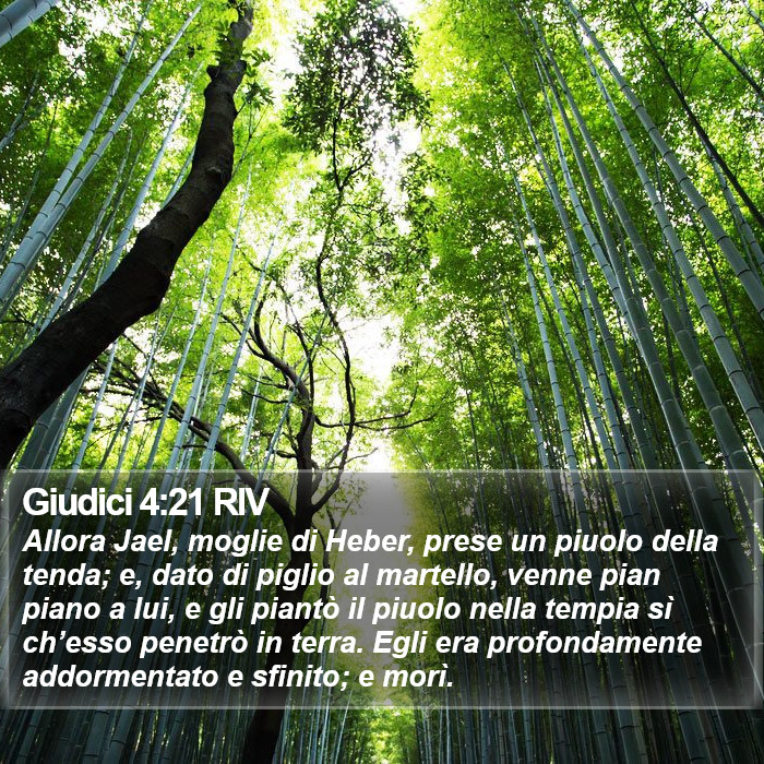 Giudici 4:21 RIV Bible Study