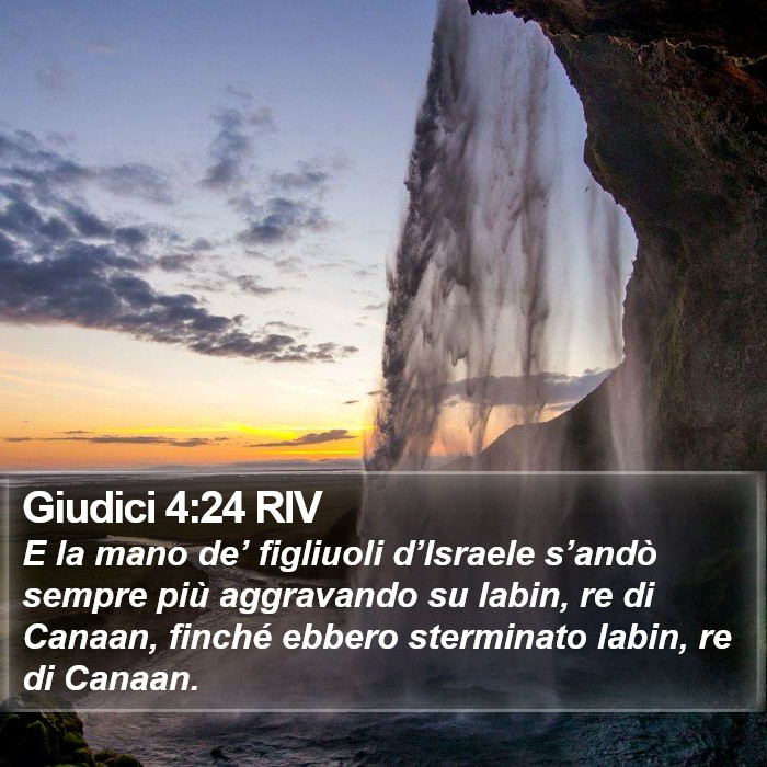 Giudici 4:24 RIV Bible Study