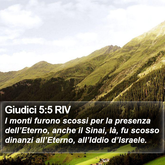 Giudici 5:5 RIV Bible Study