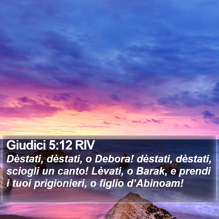 Giudici 5:12 RIV Bible Study
