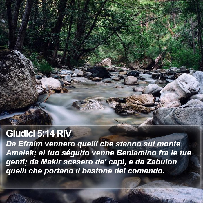 Giudici 5:14 RIV Bible Study