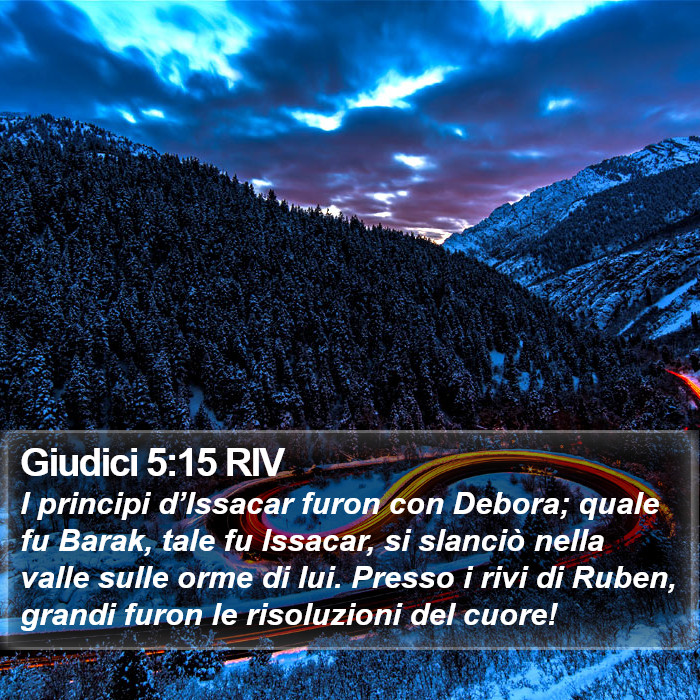 Giudici 5:15 RIV Bible Study