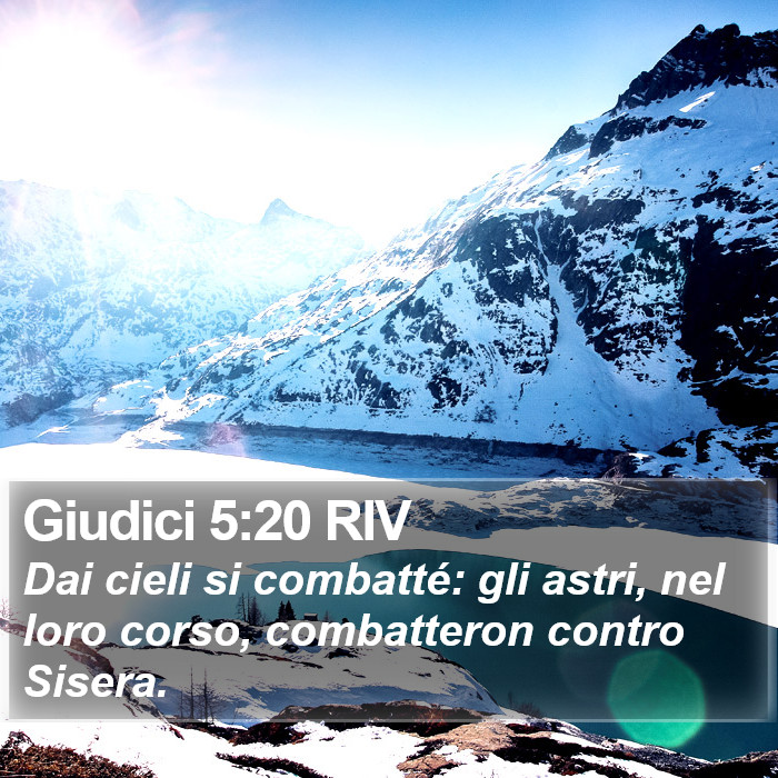 Giudici 5:20 RIV Bible Study