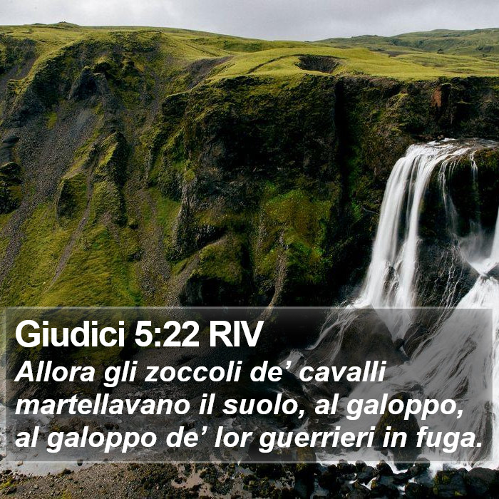 Giudici 5:22 RIV Bible Study