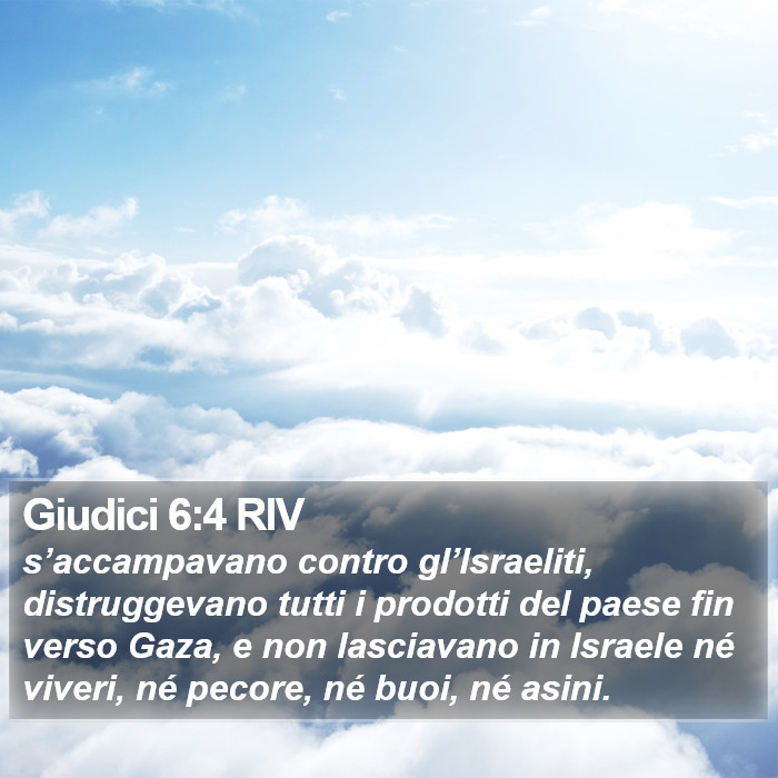 Giudici 6:4 RIV Bible Study