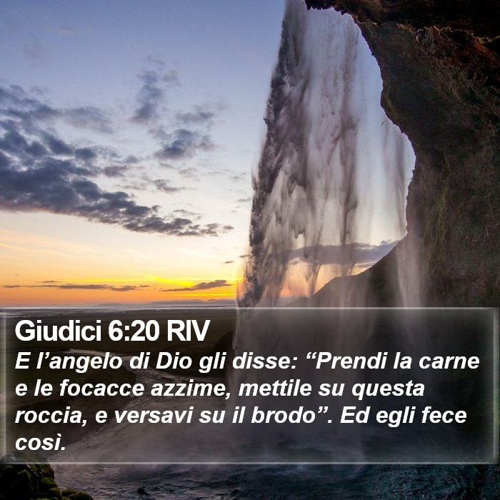 Giudici 6:20 RIV Bible Study