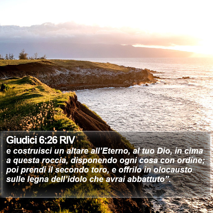 Giudici 6:26 RIV Bible Study