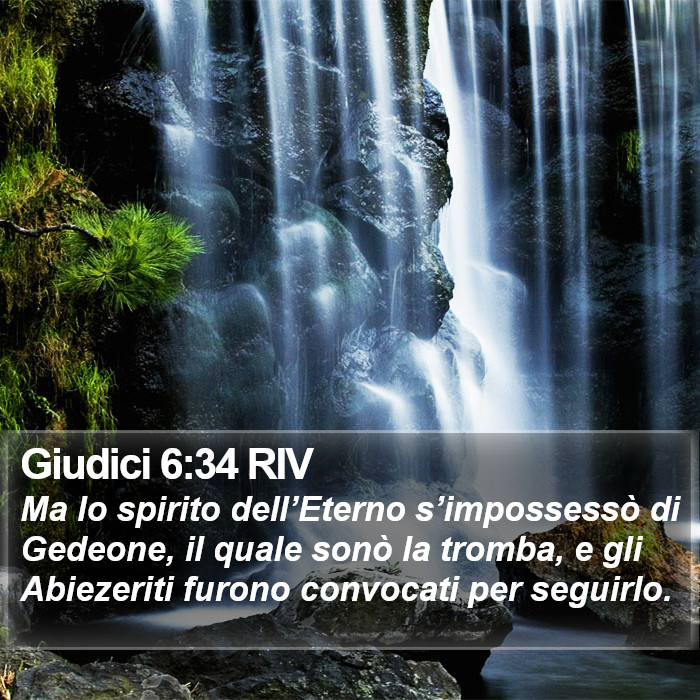 Giudici 6:34 RIV Bible Study