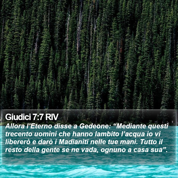 Giudici 7:7 RIV Bible Study