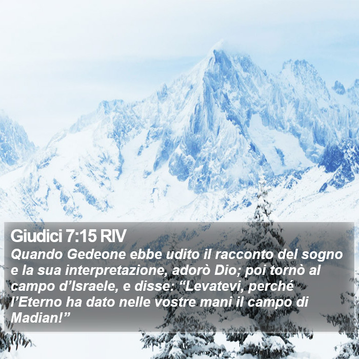 Giudici 7:15 RIV Bible Study