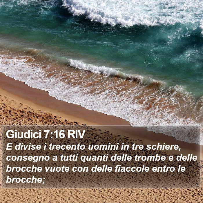Giudici 7:16 RIV Bible Study