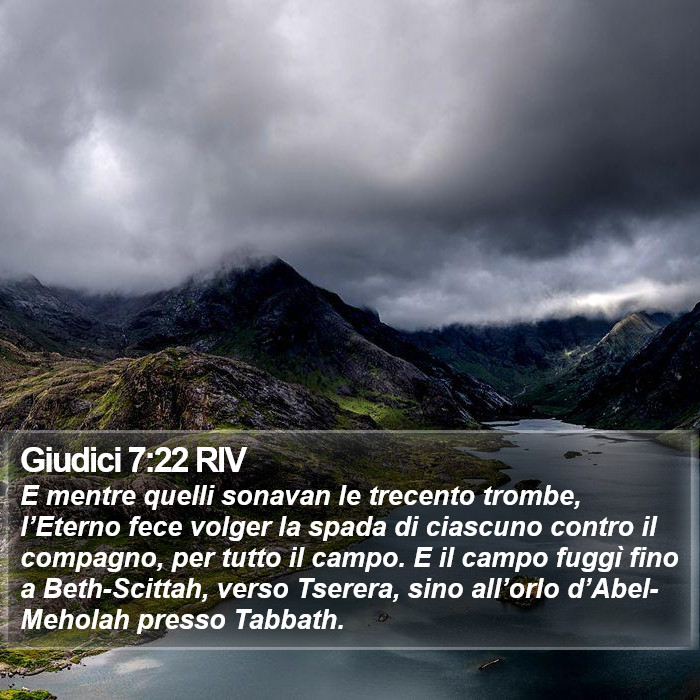 Giudici 7:22 RIV Bible Study