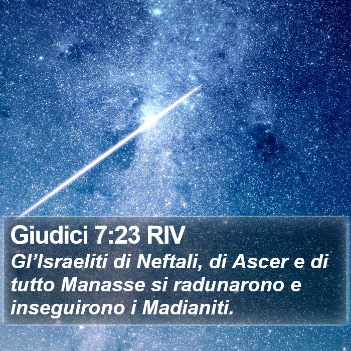 Giudici 7:23 RIV Bible Study