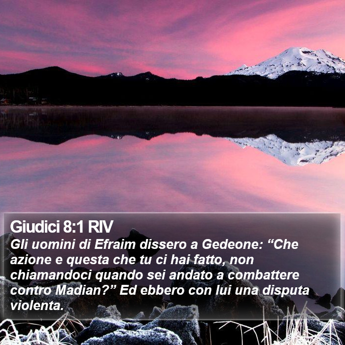 Giudici 8:1 RIV Bible Study