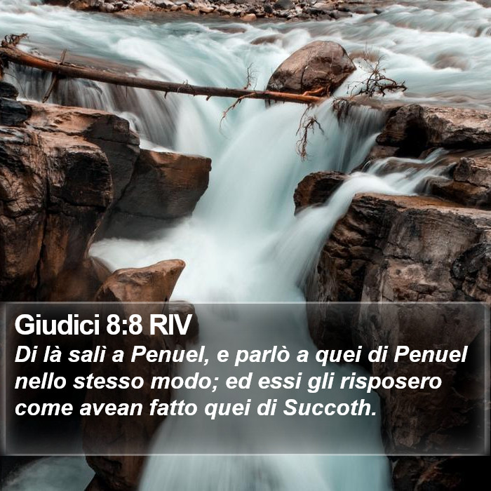 Giudici 8:8 RIV Bible Study