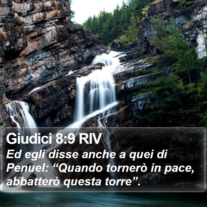 Giudici 8:9 RIV Bible Study