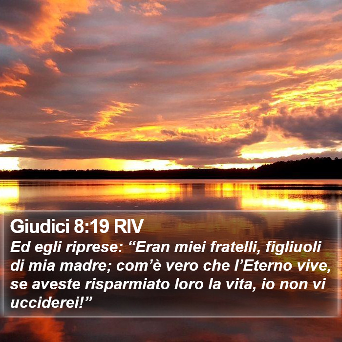 Giudici 8:19 RIV Bible Study