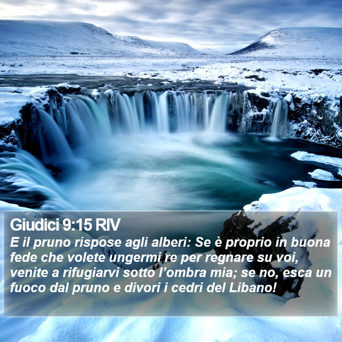Giudici 9:15 RIV Bible Study