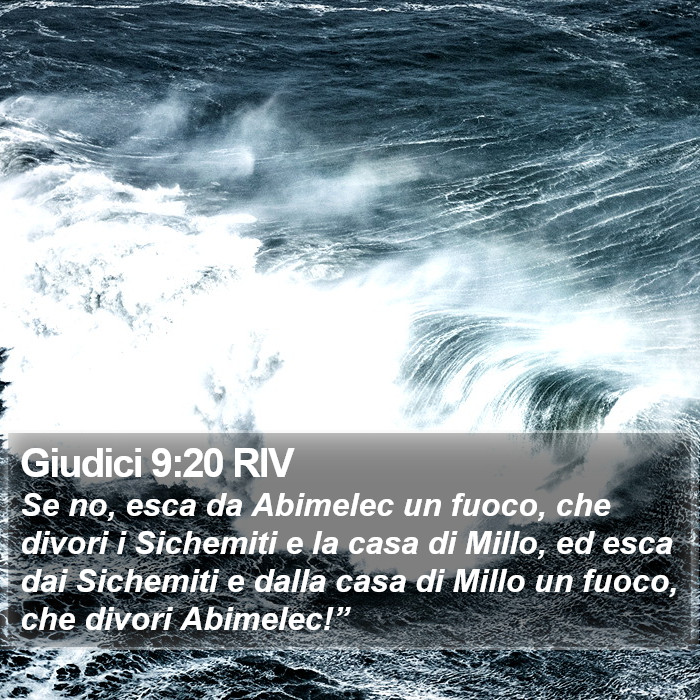 Giudici 9:20 RIV Bible Study