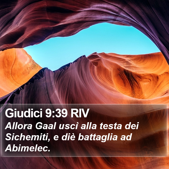 Giudici 9:39 RIV Bible Study