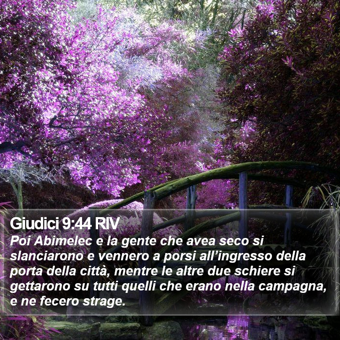 Giudici 9:44 RIV Bible Study