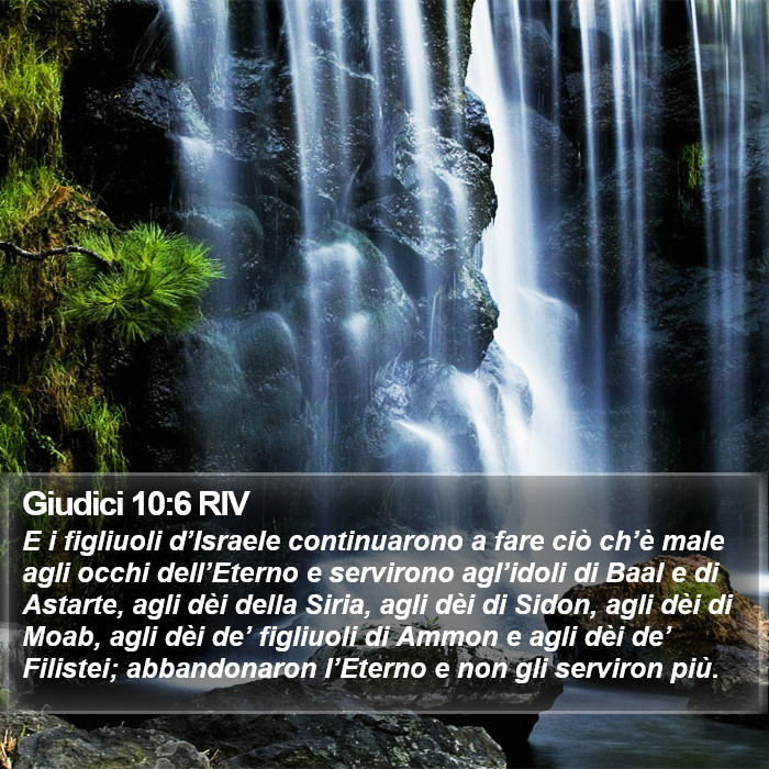 Giudici 10:6 RIV Bible Study