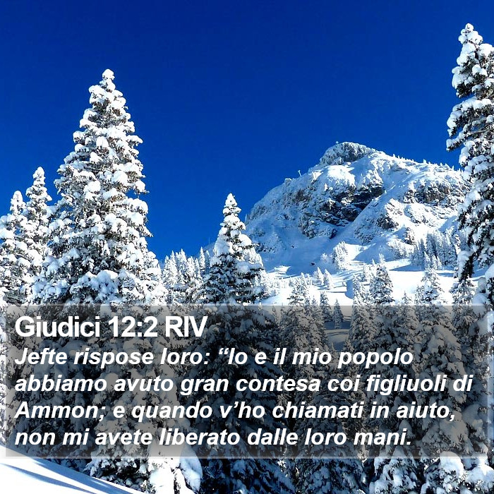 Giudici 12:2 RIV Bible Study