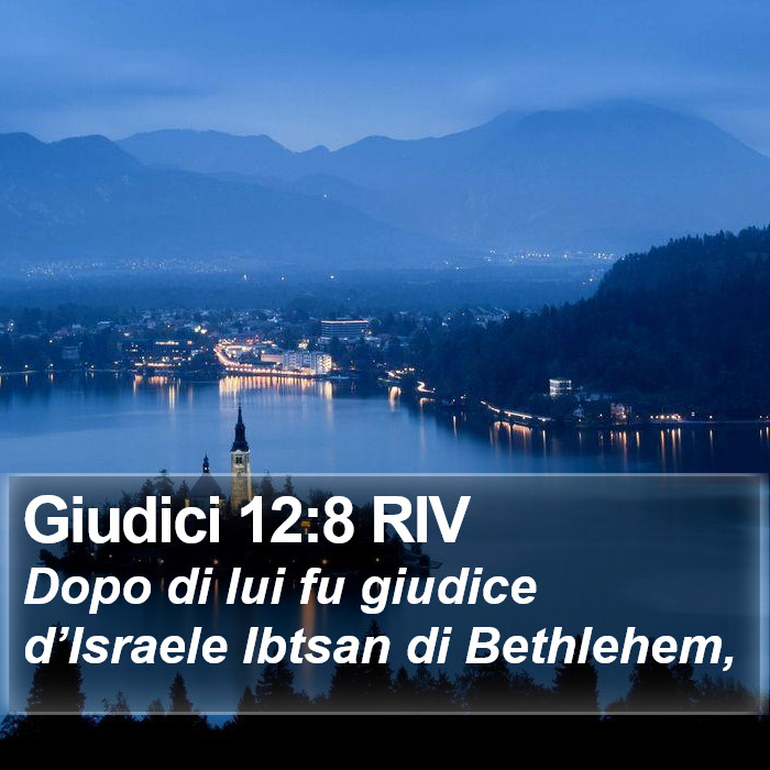 Giudici 12:8 RIV Bible Study