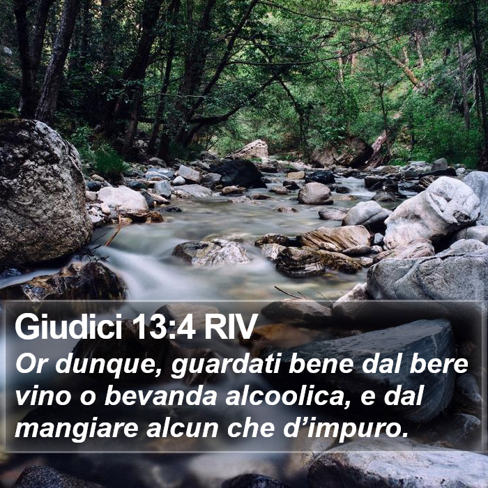 Giudici 13:4 RIV Bible Study