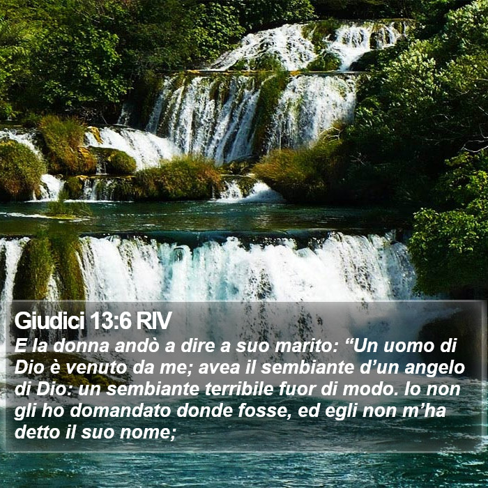 Giudici 13:6 RIV Bible Study