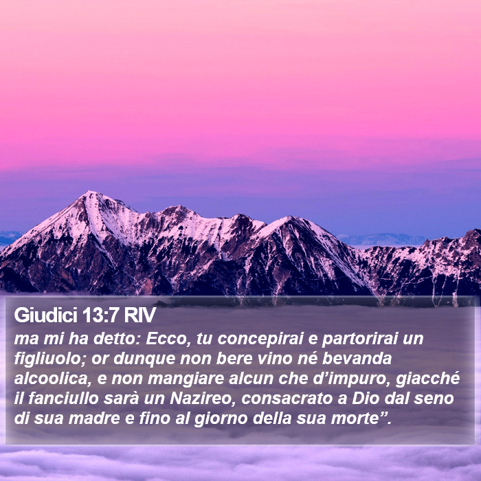 Giudici 13:7 RIV Bible Study