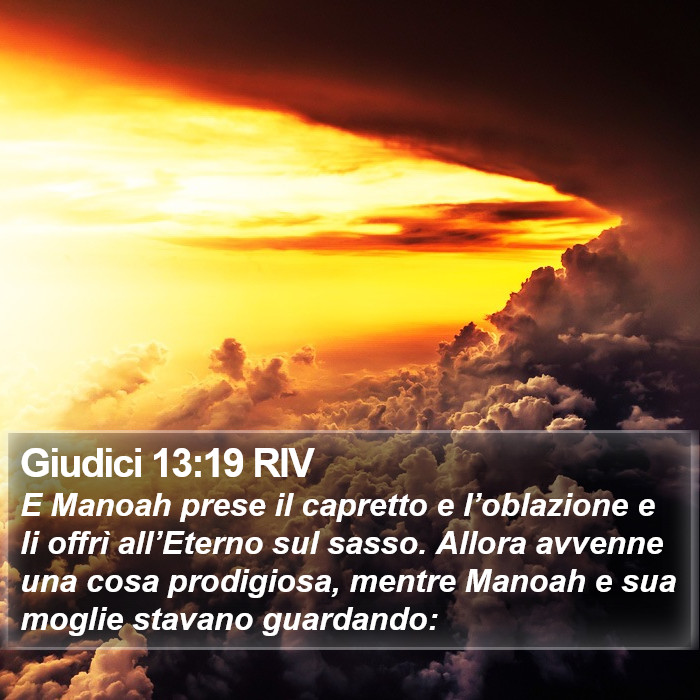 Giudici 13:19 RIV Bible Study