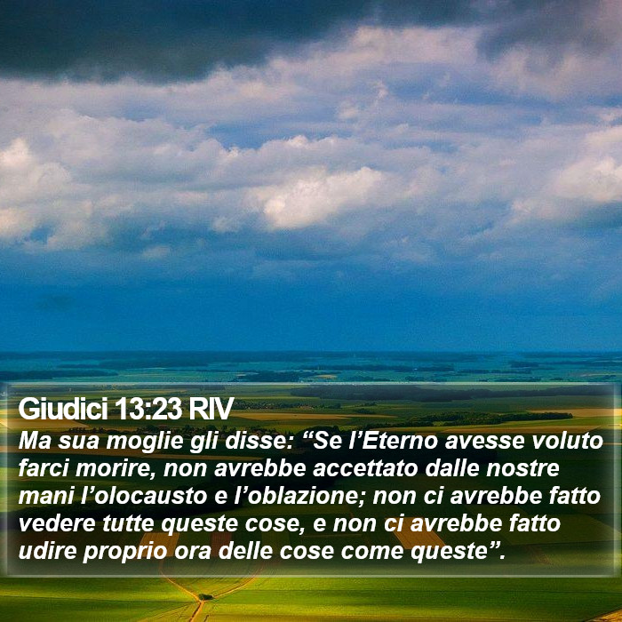 Giudici 13:23 RIV Bible Study