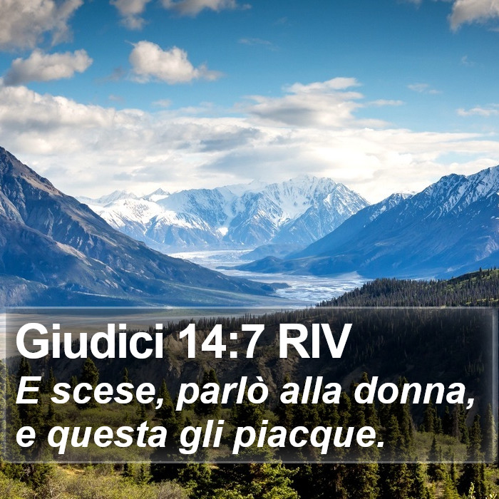 Giudici 14:7 RIV Bible Study