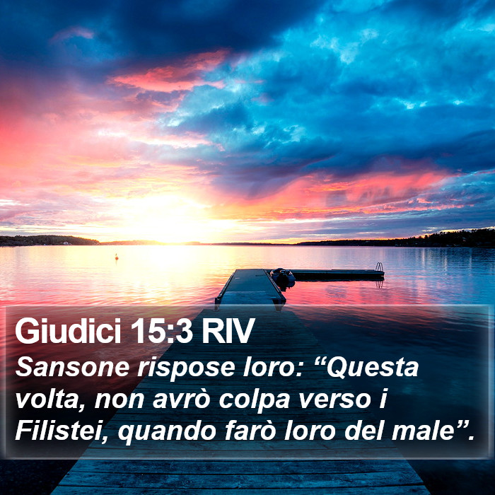 Giudici 15:3 RIV Bible Study