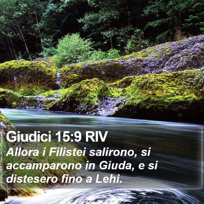 Giudici 15:9 RIV Bible Study