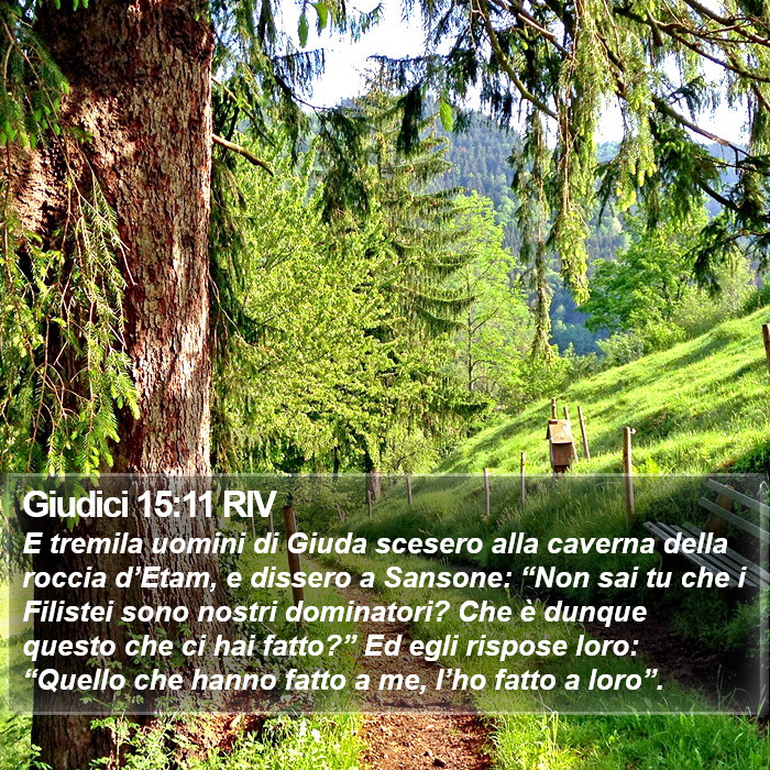 Giudici 15:11 RIV Bible Study