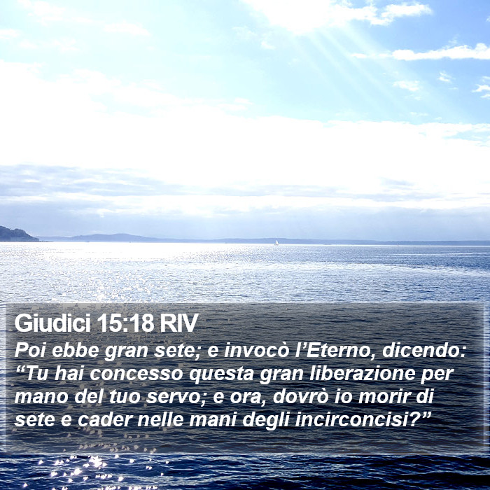 Giudici 15:18 RIV Bible Study