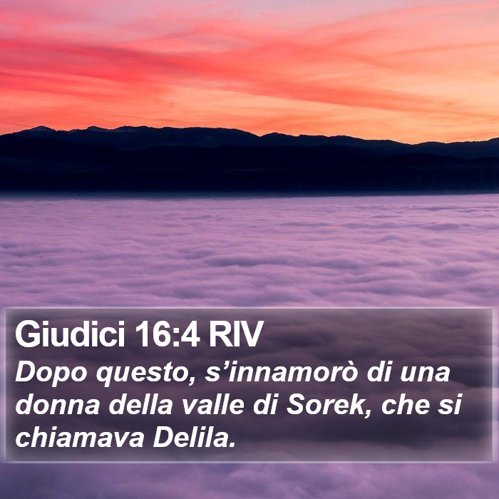 Giudici 16:4 RIV Bible Study