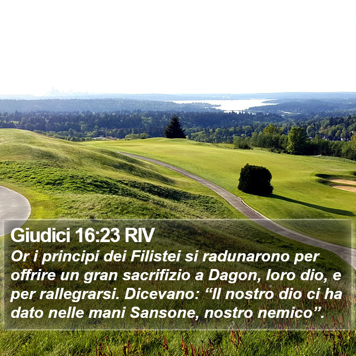 Giudici 16:23 RIV Bible Study